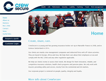 Tablet Screenshot of crewsecure.com